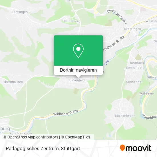 Pädagogisches Zentrum Karte
