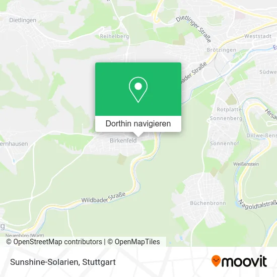 Sunshine-Solarien Karte