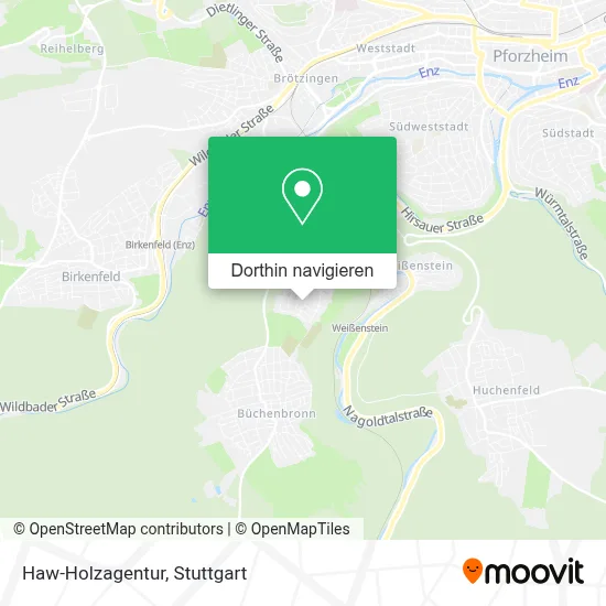 Haw-Holzagentur Karte