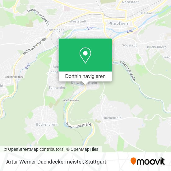 Artur Werner Dachdeckermeister Karte