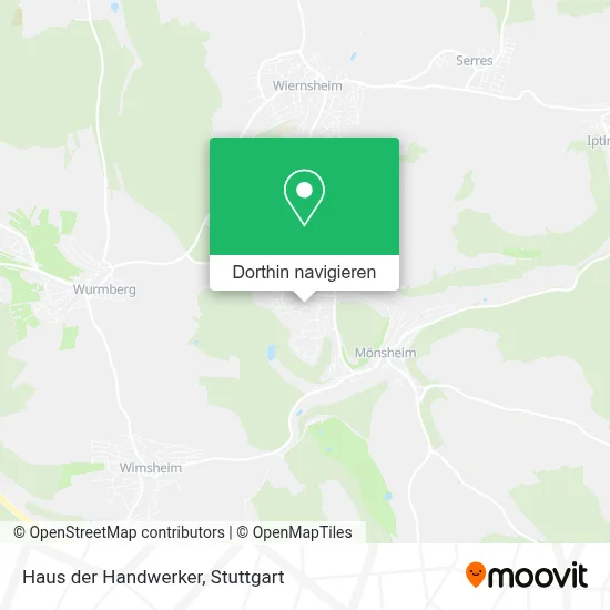 Haus der Handwerker Karte