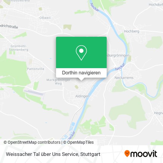 Weissacher Tal über Uns Service Karte