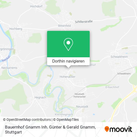 Bauernhof Gnamm Inh. Günter & Gerald Gnamm Karte