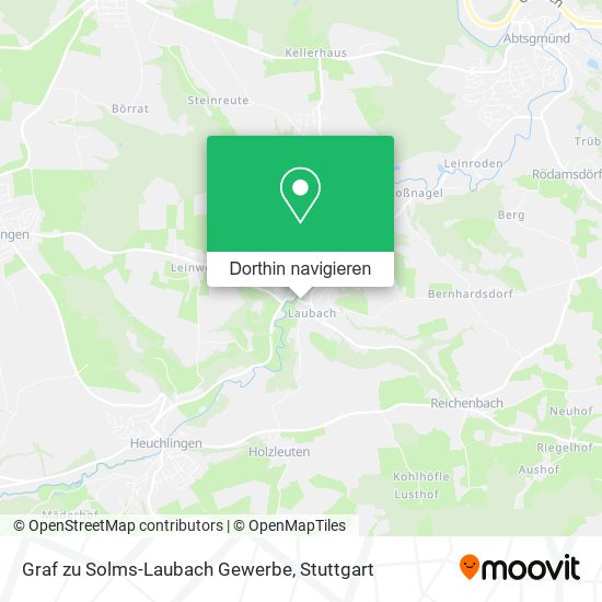 Graf zu Solms-Laubach Gewerbe Karte