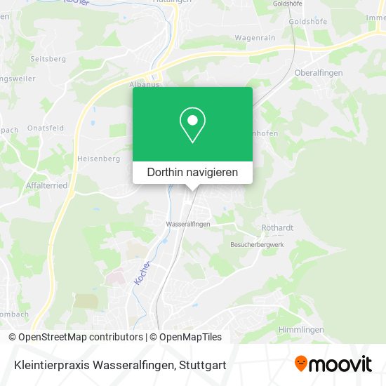 Kleintierpraxis Wasseralfingen Karte
