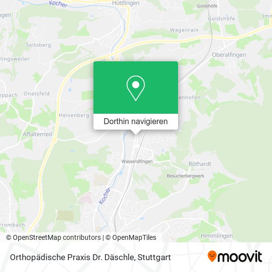 Orthopädische Praxis Dr. Däschle Karte
