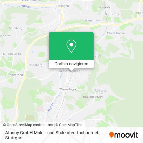 Atasoy GmbH Maler- und Stukkateurfachbetrieb Karte
