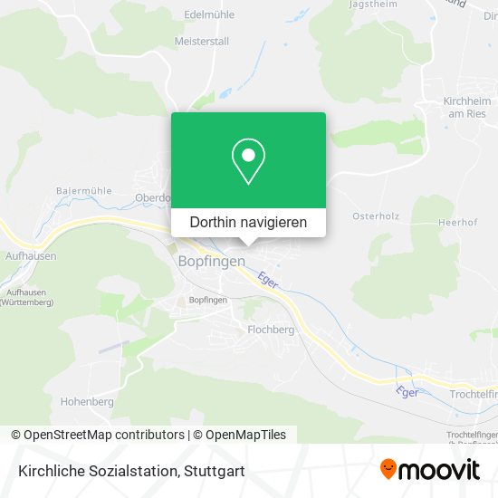 Kirchliche Sozialstation Karte