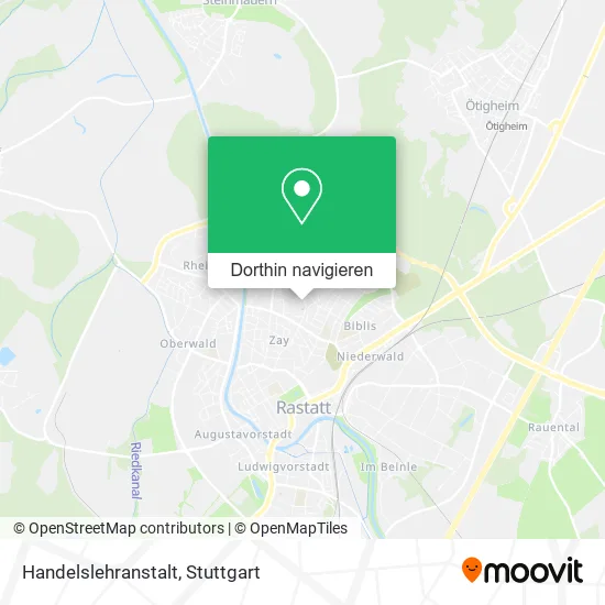 Handelslehranstalt Karte