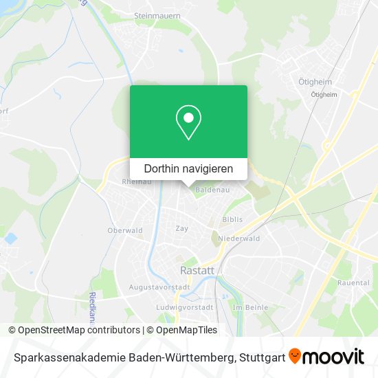 Sparkassenakademie Baden-Württemberg Karte