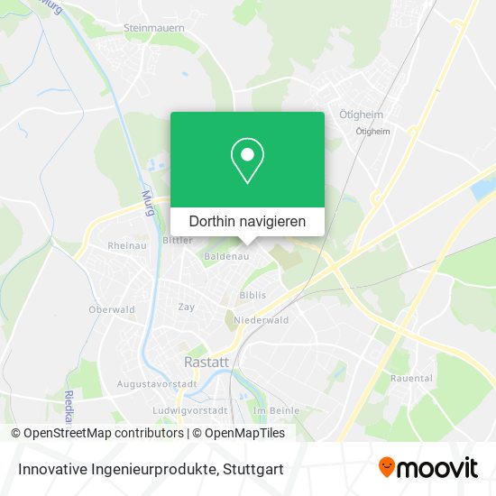Innovative Ingenieurprodukte Karte