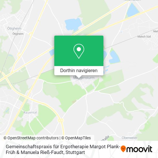 Gemeinschaftspraxis für Ergotherapie Margot Plank-Früh & Manuela Rieß-Faudt Karte
