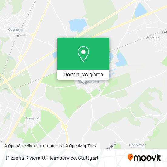 Pizzeria Riviera U. Heimservice Karte
