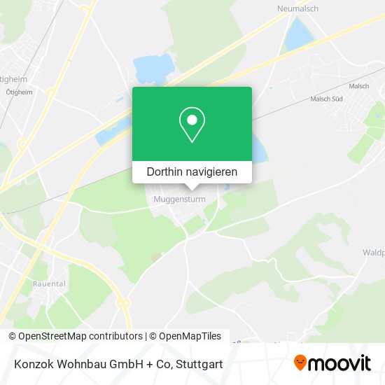 Konzok Wohnbau GmbH + Co Karte