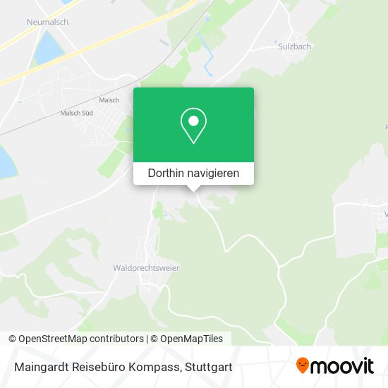 Maingardt Reisebüro Kompass Karte