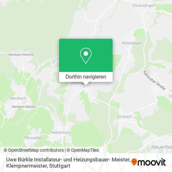 Uwe Bürkle Installateur- und Heizungsbauer- Meister, Klempnermeister Karte