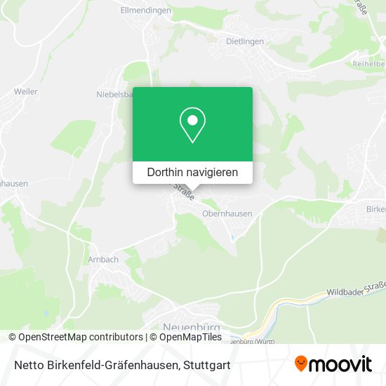 Netto Birkenfeld-Gräfenhausen Karte