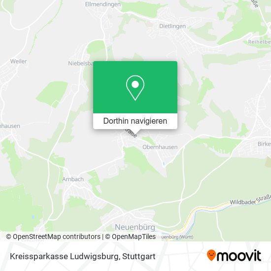 Kreissparkasse Ludwigsburg Karte
