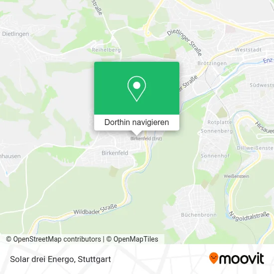 Solar drei Energo Karte