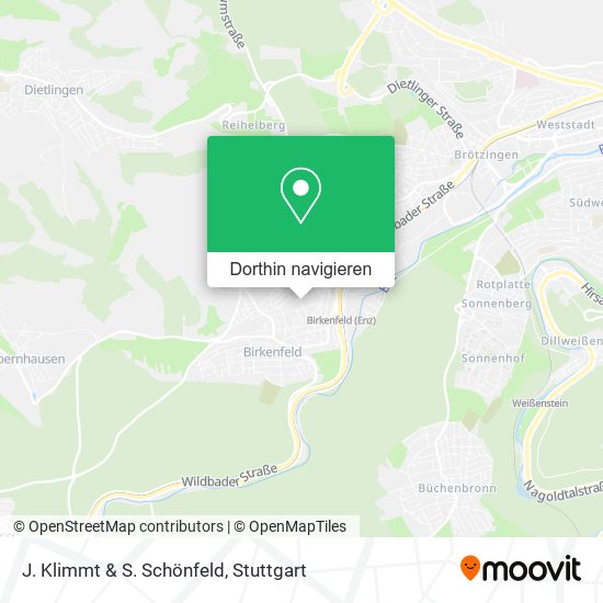 J. Klimmt & S. Schönfeld Karte