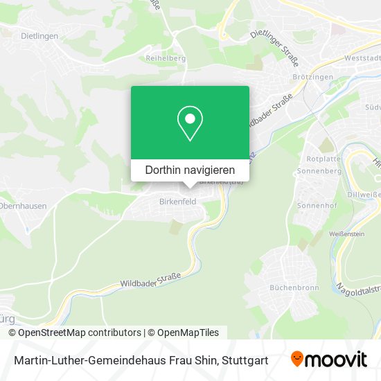 Martin-Luther-Gemeindehaus Frau Shin Karte