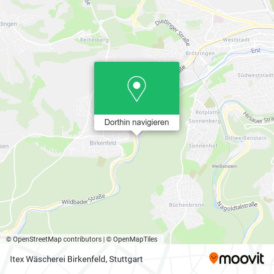 Itex Wäscherei Birkenfeld Karte