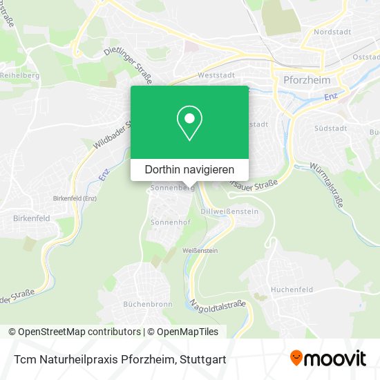 Tcm Naturheilpraxis Pforzheim Karte