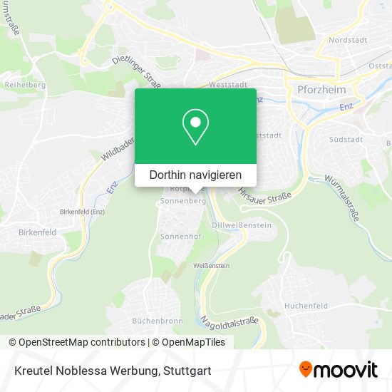 Kreutel Noblessa Werbung Karte
