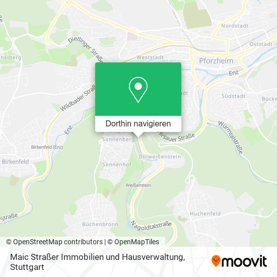 Maic Straßer Immobilien und Hausverwaltung Karte