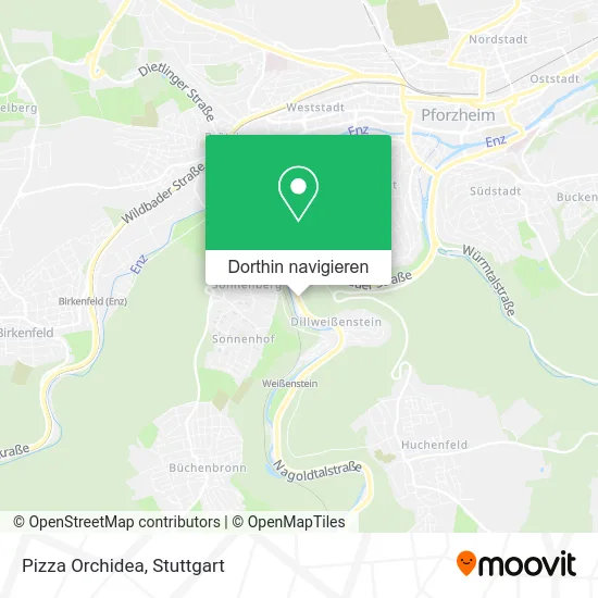 Pizza Orchidea Karte