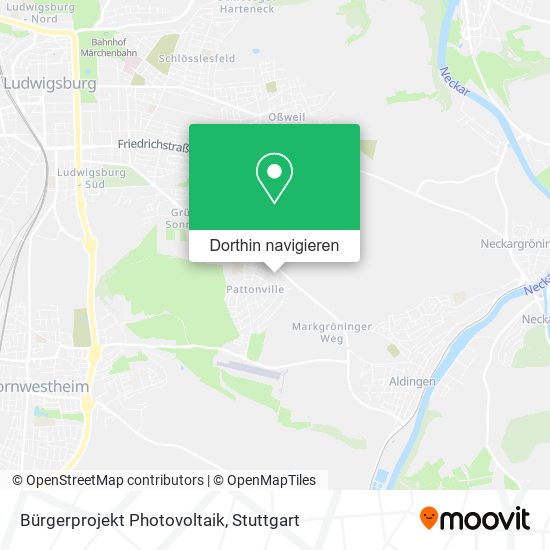 Bürgerprojekt Photovoltaik Karte