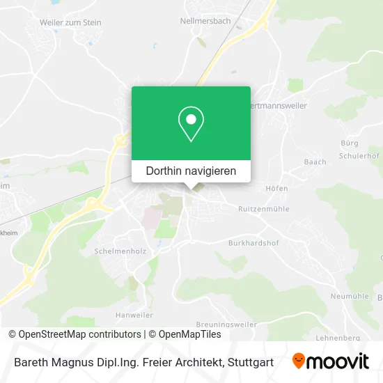 Bareth Magnus Dipl.Ing. Freier Architekt Karte