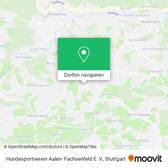 Hundesportverein Aalen- Fachsenfeld E. V. Karte