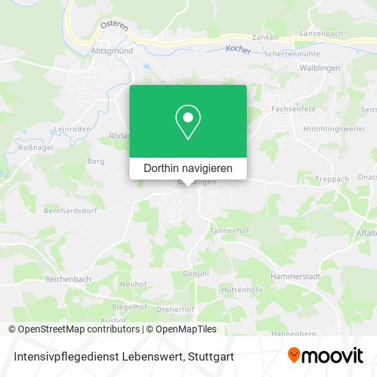 Intensivpflegedienst Lebenswert Karte