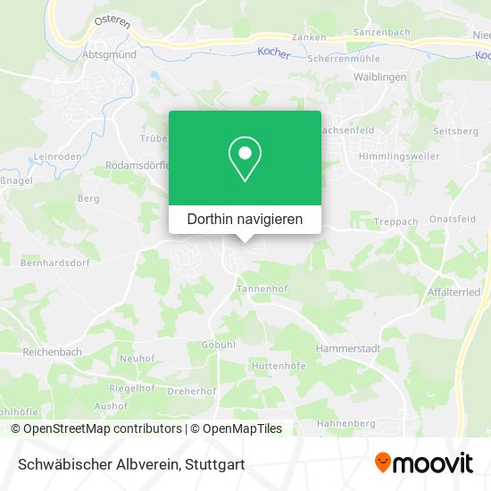 Schwäbischer Albverein Karte