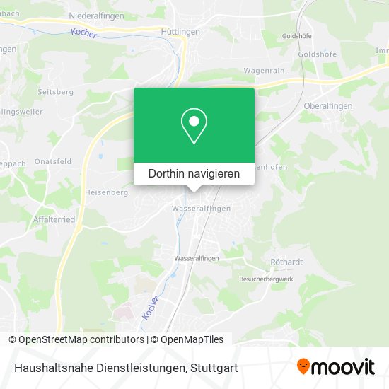 Haushaltsnahe Dienstleistungen Karte