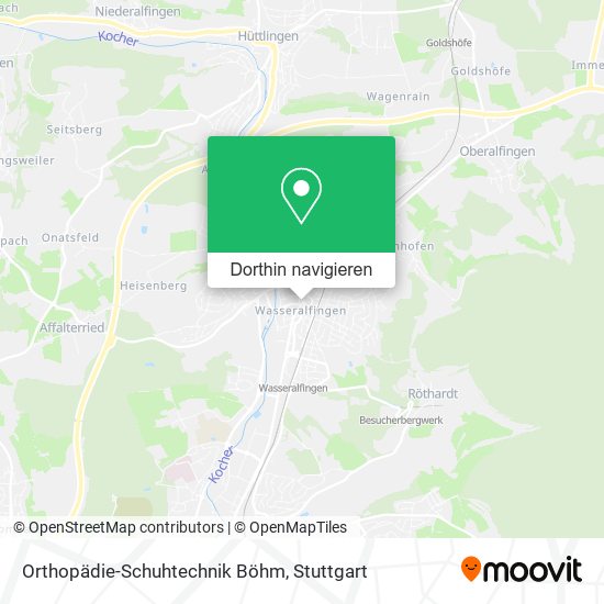 Orthopädie-Schuhtechnik Böhm Karte