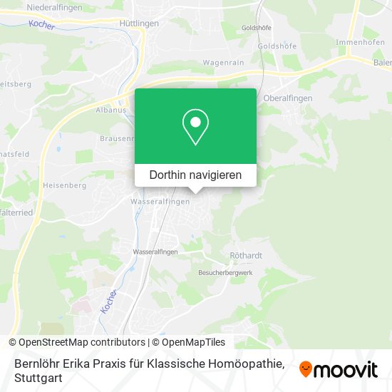 Bernlöhr Erika Praxis für Klassische Homöopathie Karte
