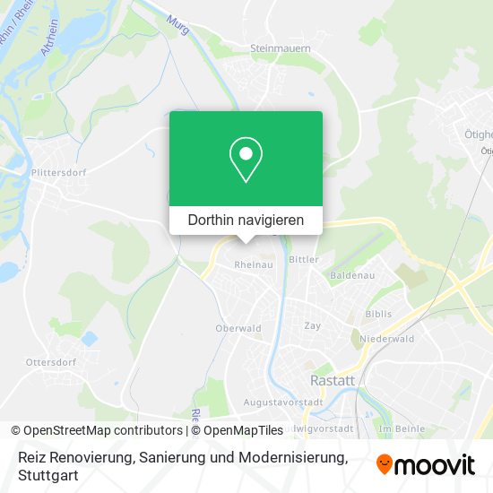 Reiz Renovierung, Sanierung und Modernisierung Karte