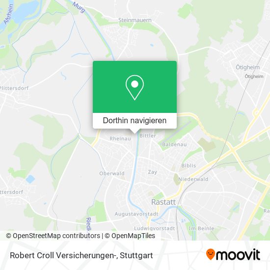 Robert Croll Versicherungen- Karte