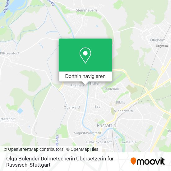Olga Bolender Dolmetscherin Übersetzerin für Russisch Karte