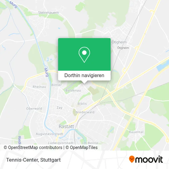 Tennis-Center Karte