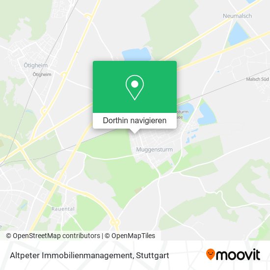 Altpeter Immobilienmanagement Karte