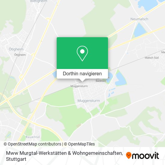 Mww Murgtal-Werkstätten & Wohngemeinschaften Karte