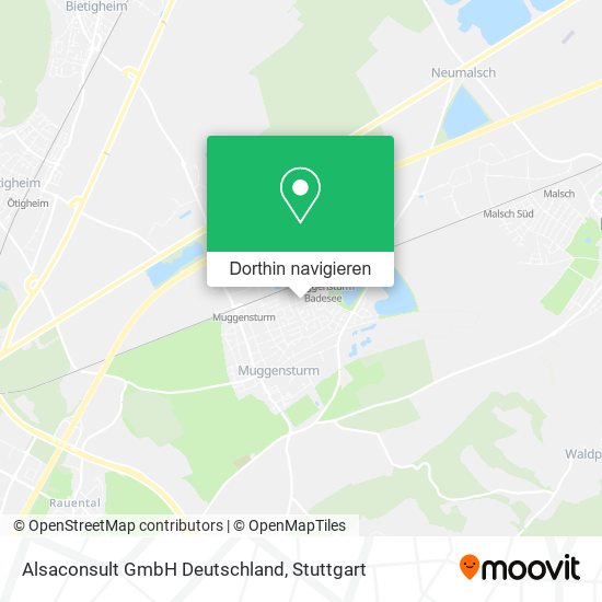 Alsaconsult GmbH Deutschland Karte