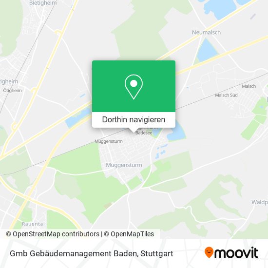 Gmb Gebäudemanagement Baden Karte