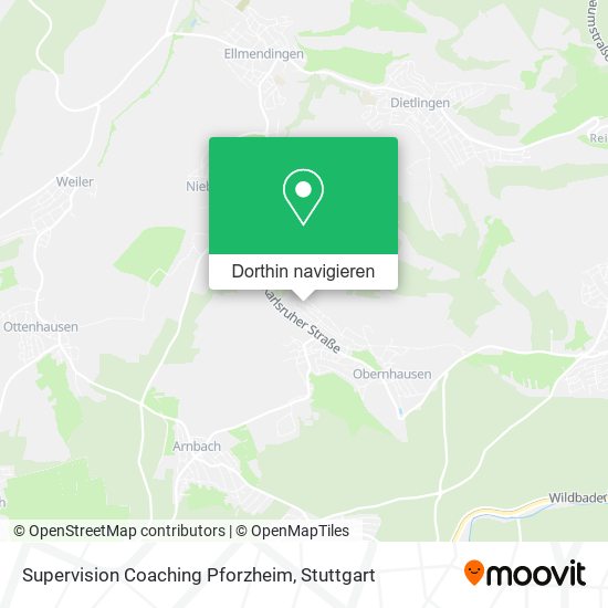 Supervision Coaching Pforzheim Karte