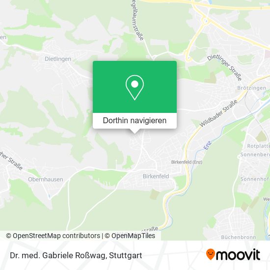Dr. med. Gabriele Roßwag Karte