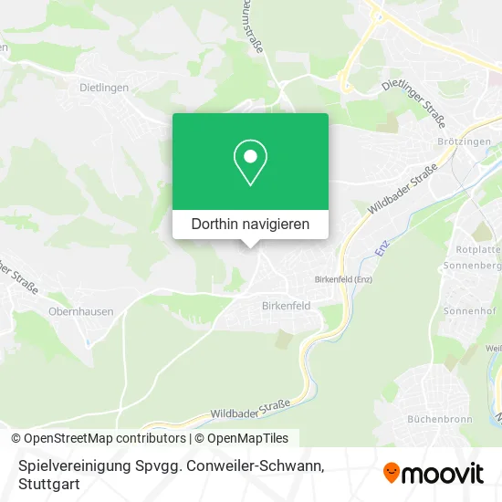 Spielvereinigung Spvgg. Conweiler-Schwann Karte