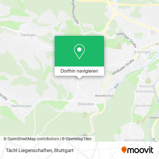 Tächl Liegenschaften Karte